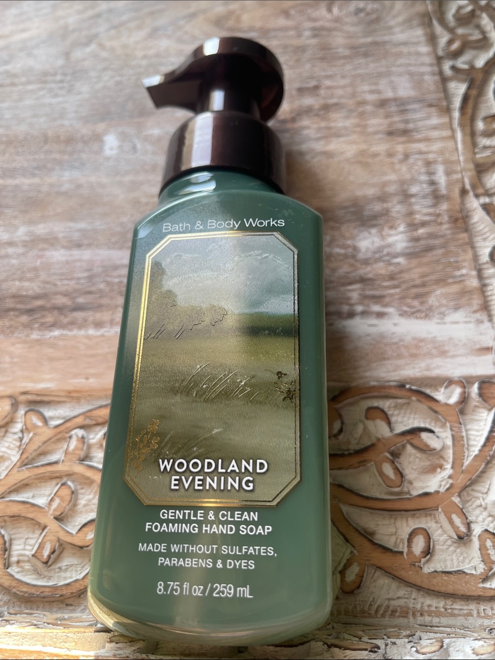 Bath & Body Works Woodland Evening Foaming Hand Soap - Dark Green